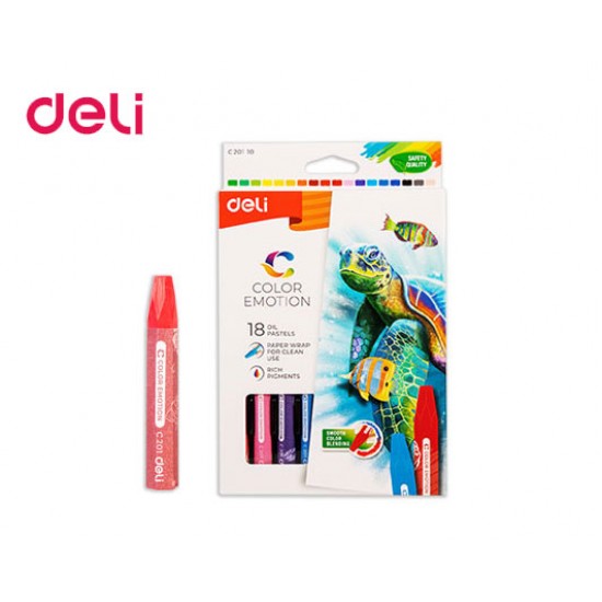 DELI ΛΑΔΟΠΑΣΤΕΛ BLISTER 18ΧΡΩΜΑΤΑ COLOR EMOTION DELI ΛΑΔΟΠΑΣΤΕΛ BLISTER 18ΧΡΩΜΑΤΑ COLOR EMOTION
